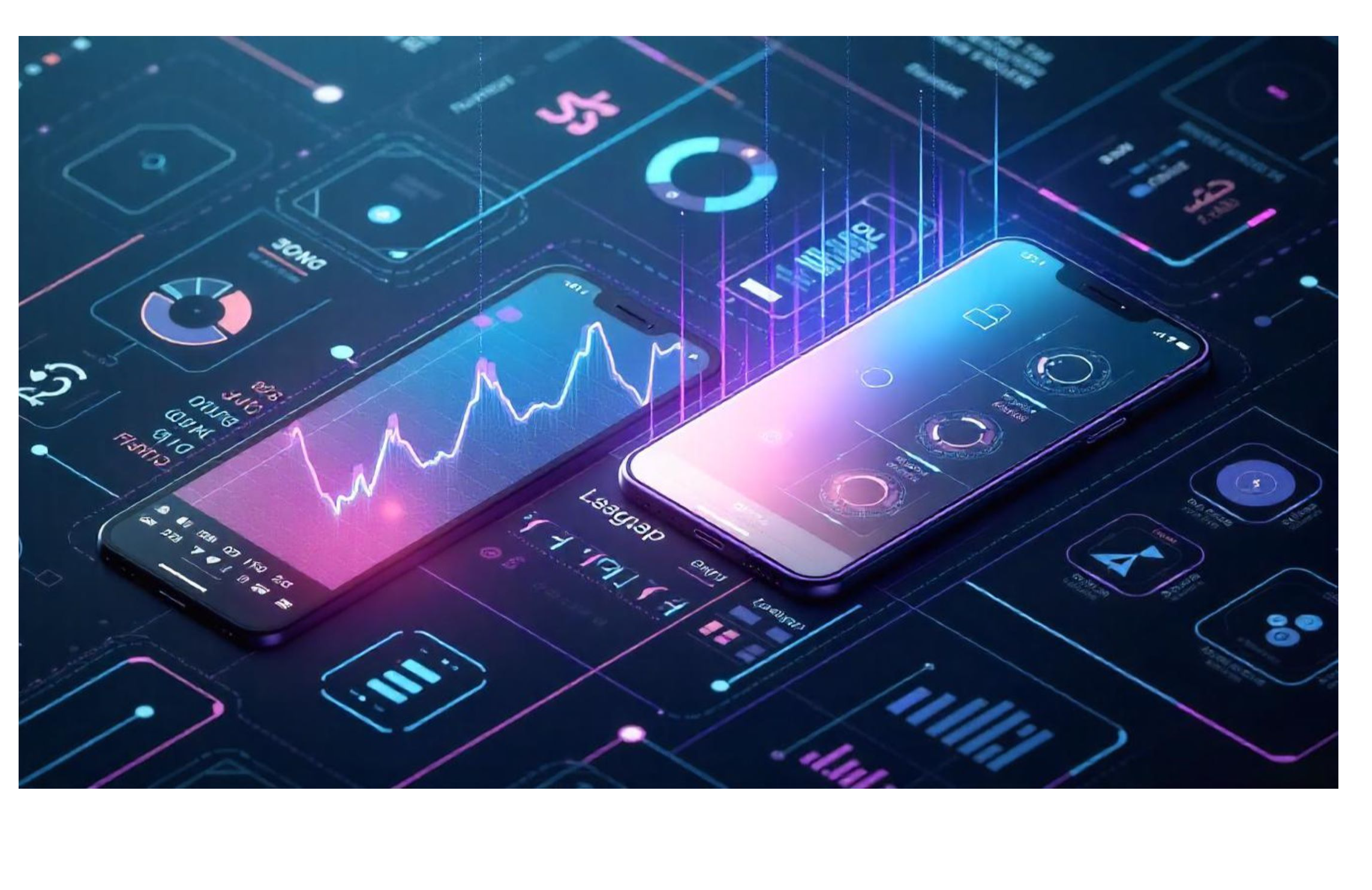 Mobile app development process with cutting-edge technologies like AI, AR, and 5G.