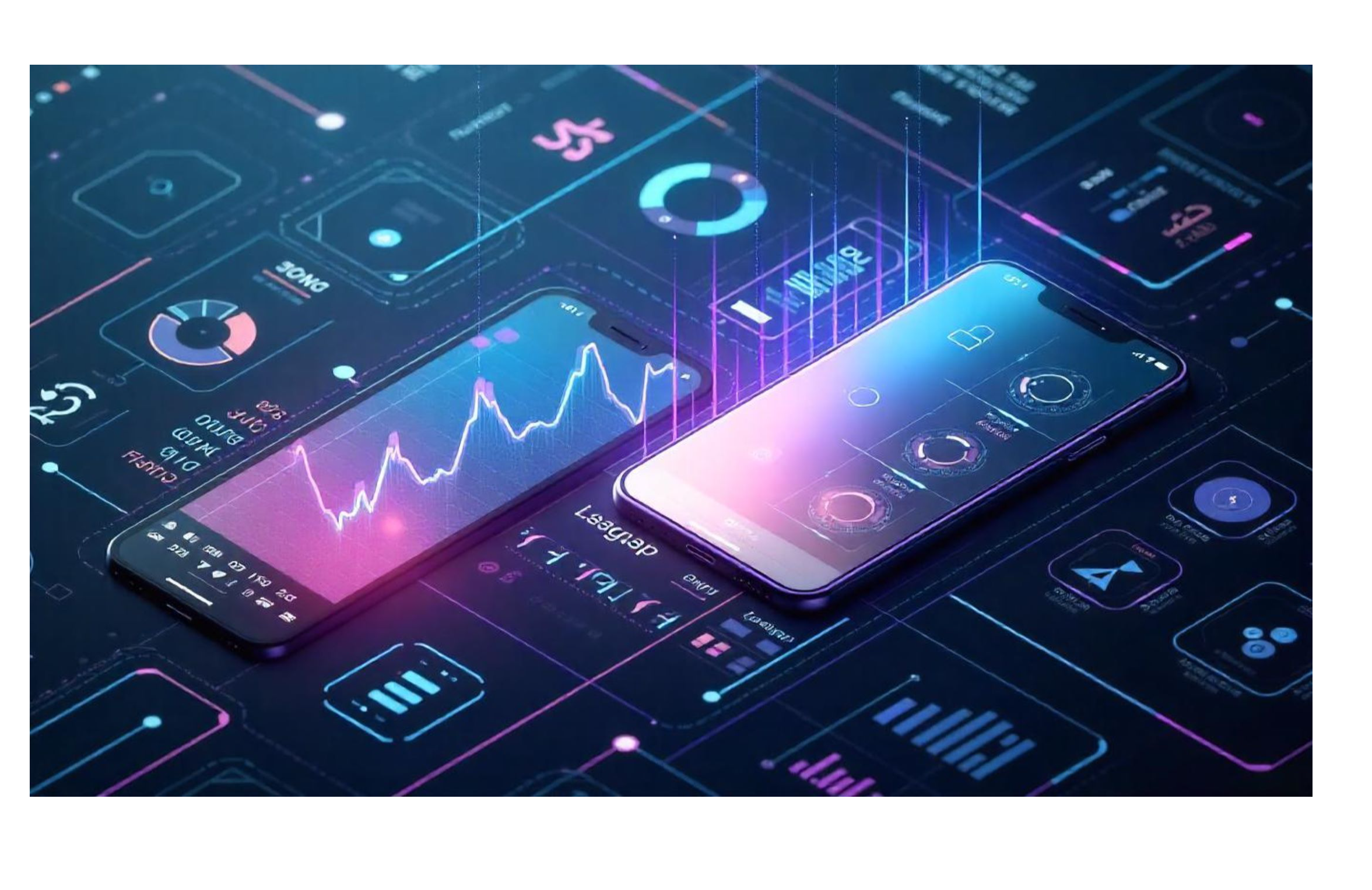 Mobile app development process with cutting-edge technologies like AI, AR, and 5G.