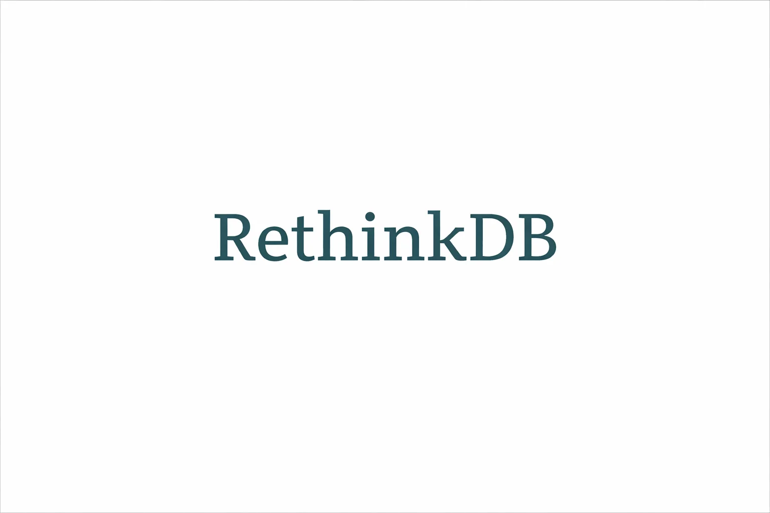 RethinkDB