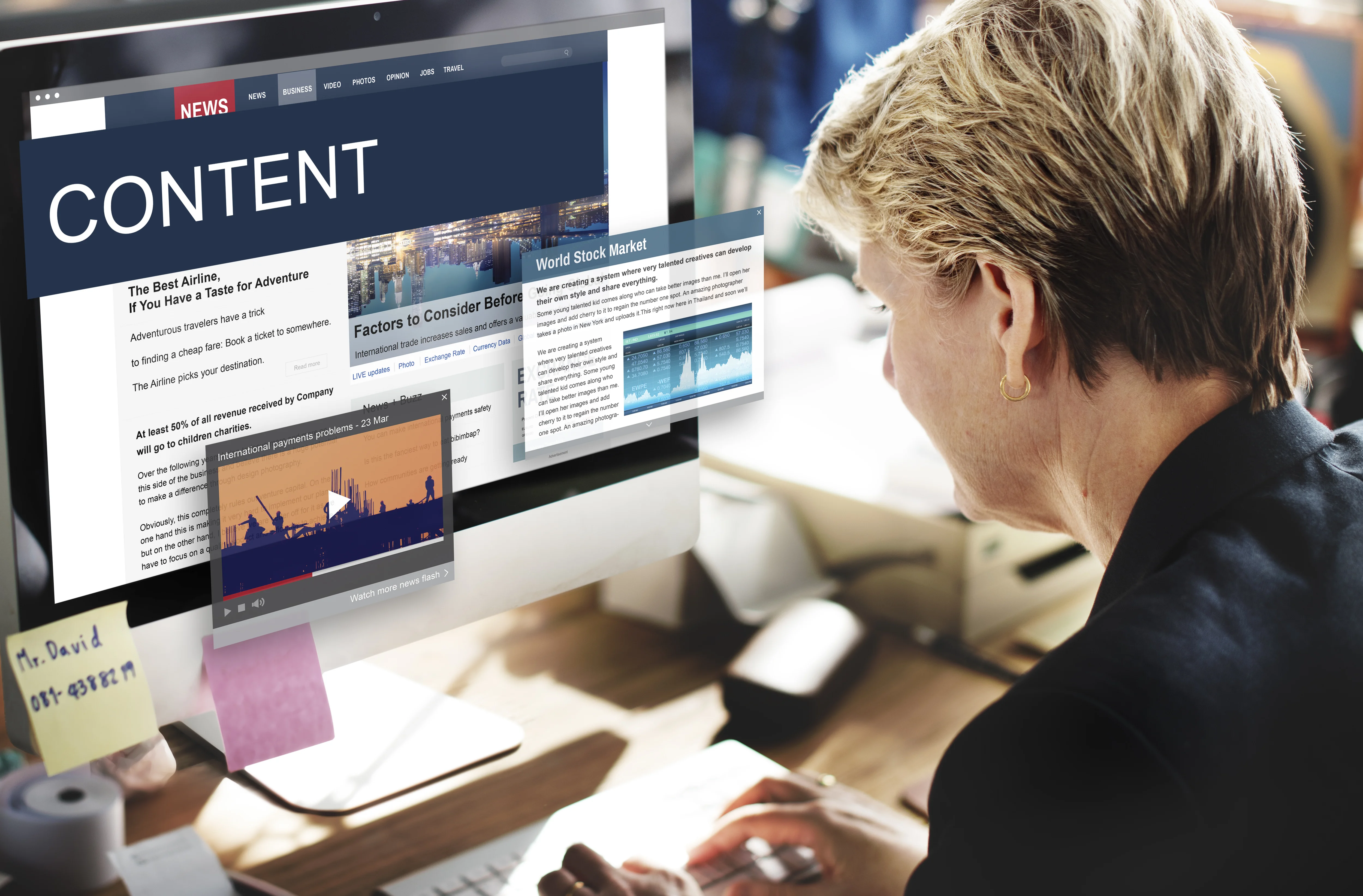 Easy Reading of the Content
